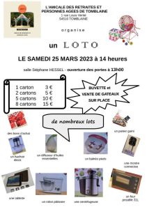Loto à Tomblaine